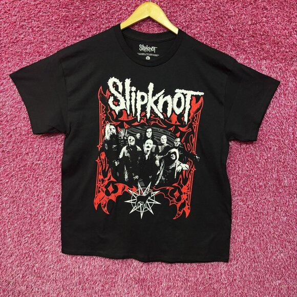 Slipknot Star Crest Black T-Shirt XL - Picture 1 of 5